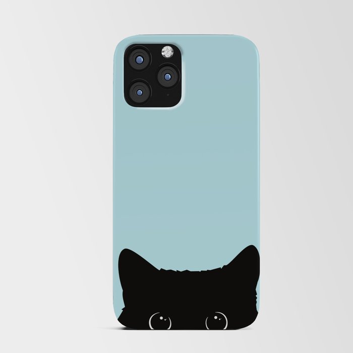 Black cat I iPhone Card Case