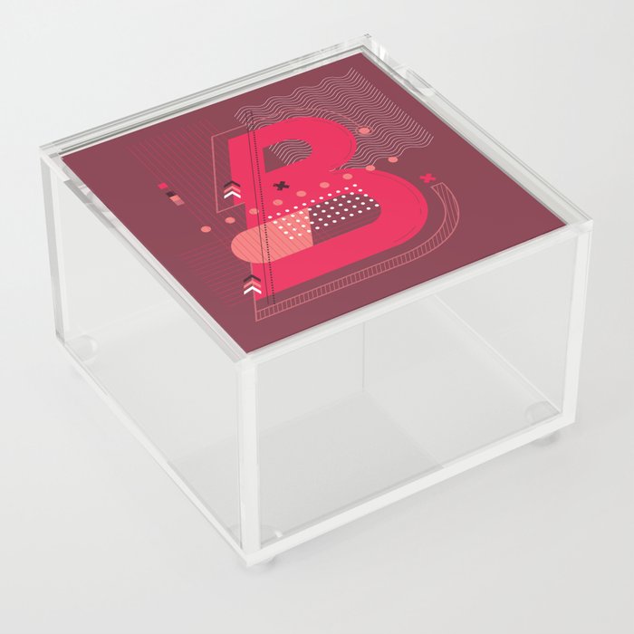 Letter B Acrylic Box