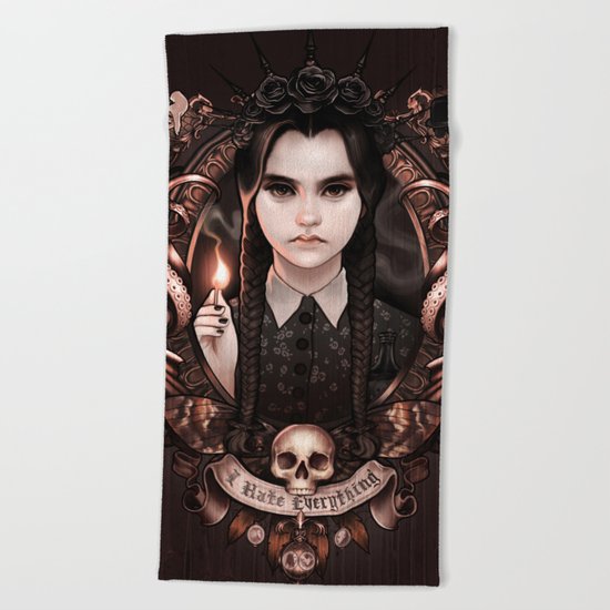 I Hate Everything Beach Towel
