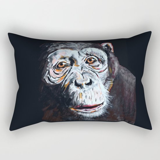 Chimpanzee: One Survivor Rectangular Pillow