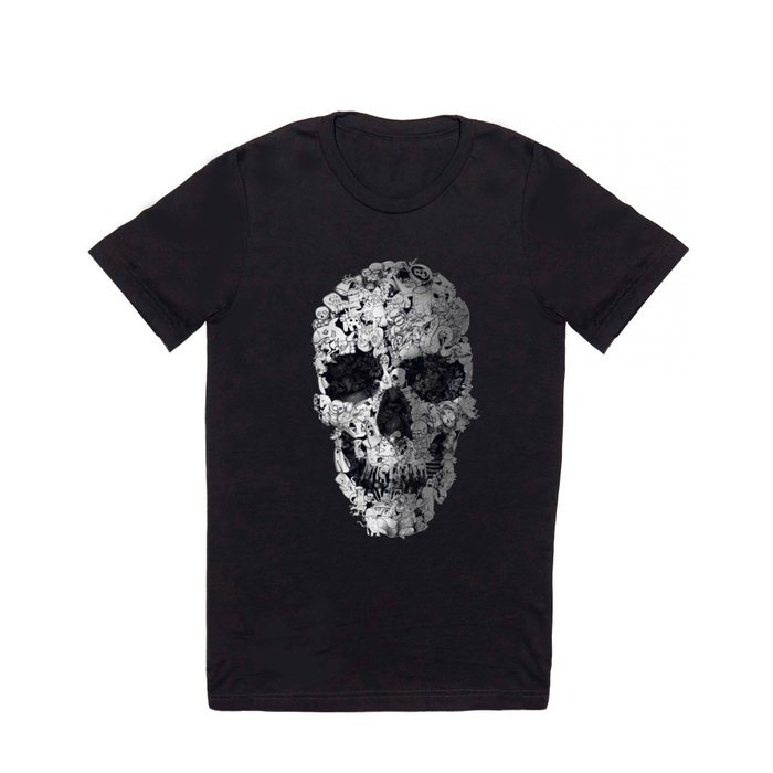 Doodle Skull T Shirt