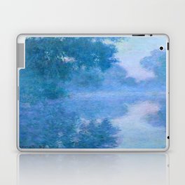 Claude Monet - Bras de Seine près de Giverny, soleil levant (1897) Laptop Skin