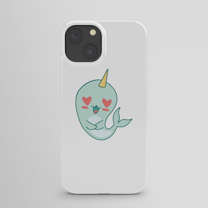 Narwhal Cute Whale Ocean Unicorn Kawaii Narwhals iPhone Case