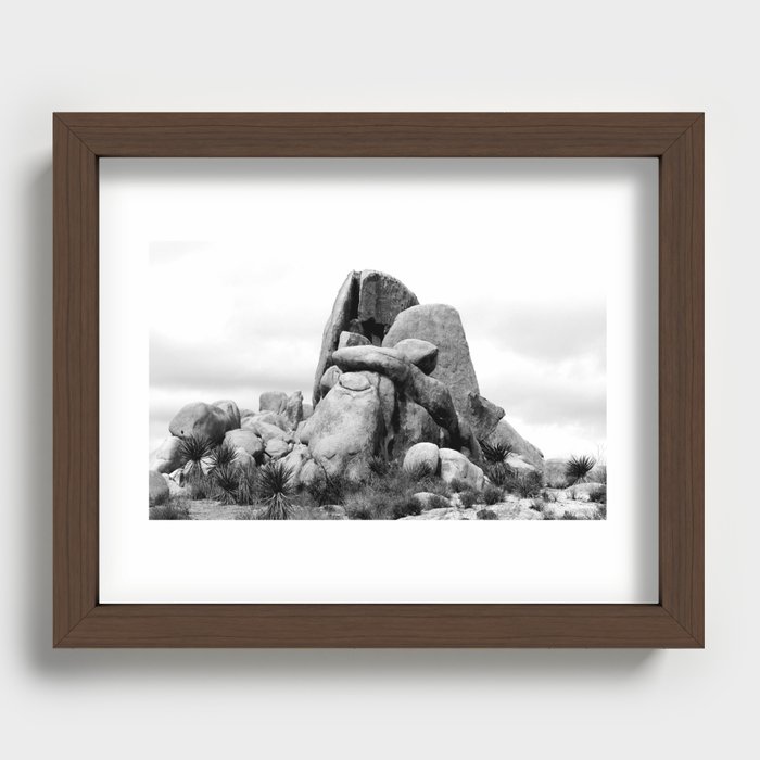 Big Boulders Recessed Framed Print