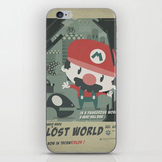 mario bros 4 fan art iPhone & iPod Skin