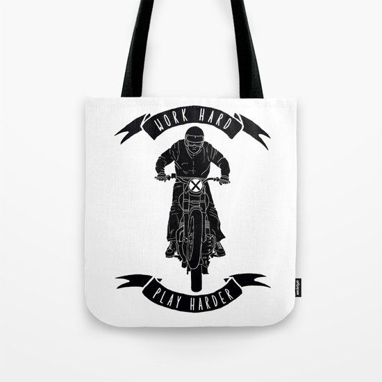 work hard Tote Bag