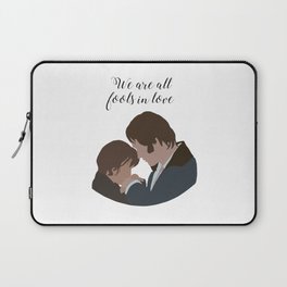 Pride and Prejudice We are all fools in love Laptop Sleeve