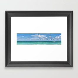 Ocean Panoramic Framed Art Print