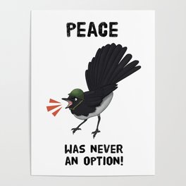 Warlord Willy Wagtail Poster