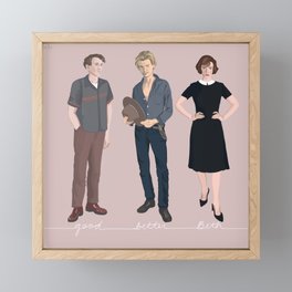 Good, Better, Beth Framed Mini Art Print