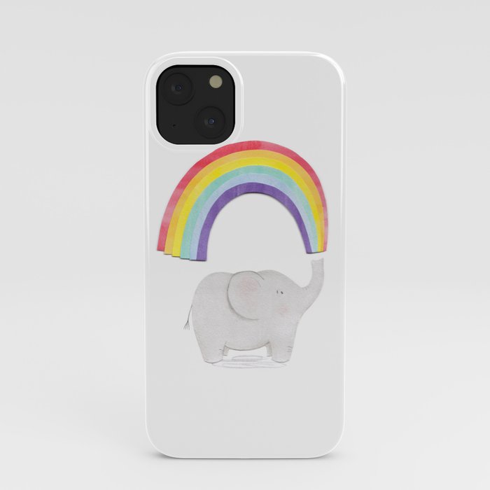 Rainbow Elephant iPhone Case