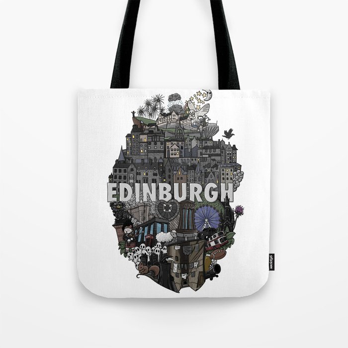 Heart of Edinburgh Tote Bag