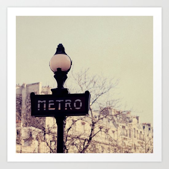 Metro Art Print