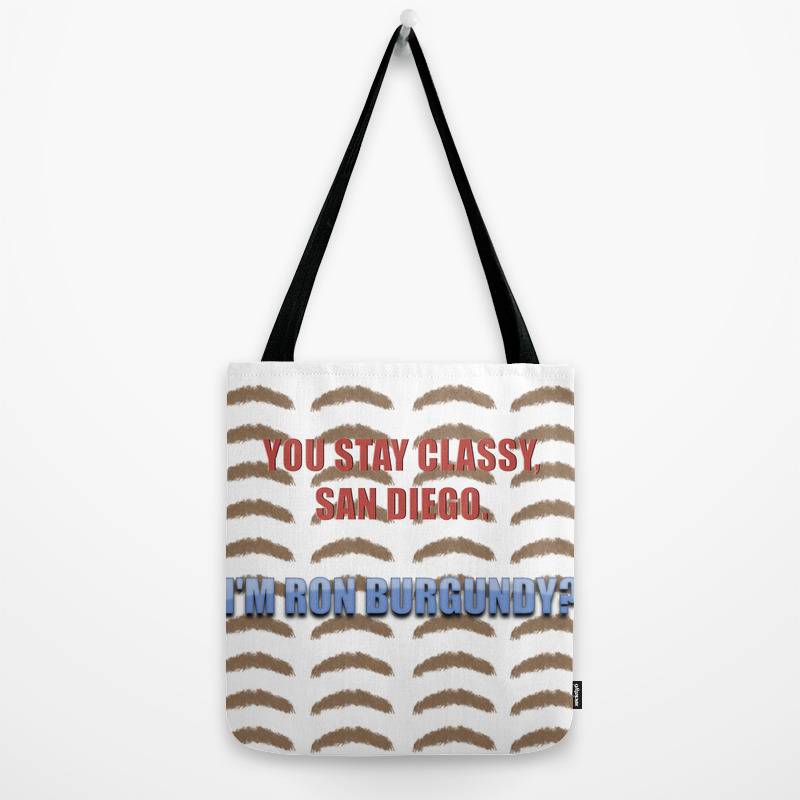 Who Put A Question Mark On The Teleprompter Tote Bag By