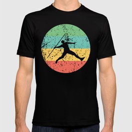 Javelin Throw Vintage Retro Track And Field T-shirt