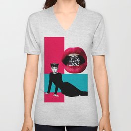 Cat Burglar V Neck T Shirt