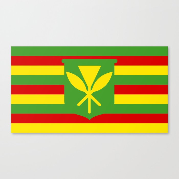 Kanaka Maoli People Ethnic Flag Hawaii Native Canvas Print By Tony4urban Society6 Not only the native hawaiians, the kanaka maoli, but also those who believe in their cause and what is the difference between flying the official hawaiian flag and displaying the kanaka maoli flag? society6