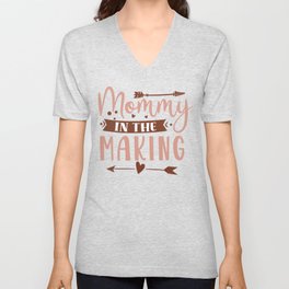 Mommy In The Making V Neck T Shirt