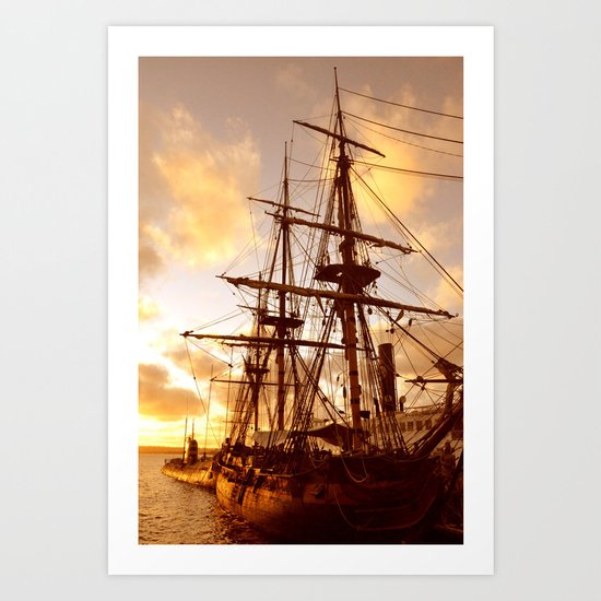 PIRATE SHIP :) Art Print