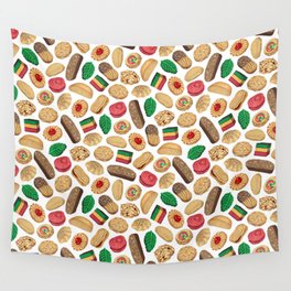 Italian Cookie Pattern Wall Tapestry