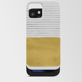 Abstract mustard iPhone Card Case