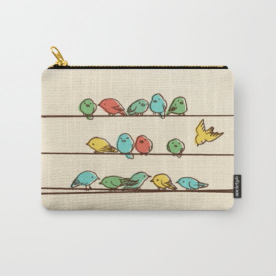 Hanging Out (multi-colored option) Carry-All Pouch