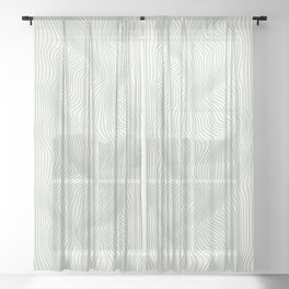 Optical Linework #14 Sheer Curtain