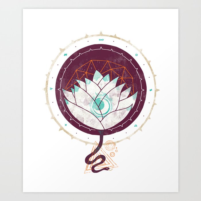 The Lotus Art Print