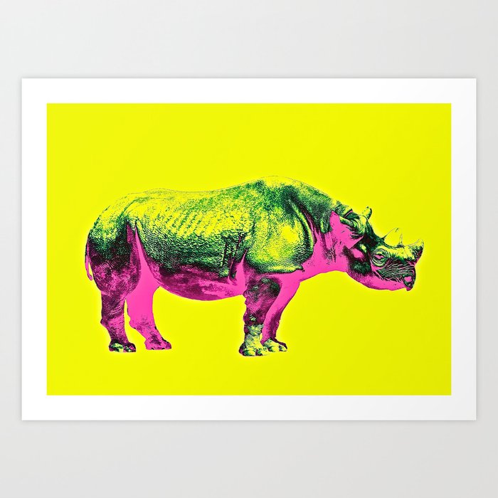 rhino /1 Art Print