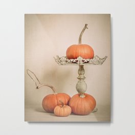 Autumn Pumpkin Metal Print