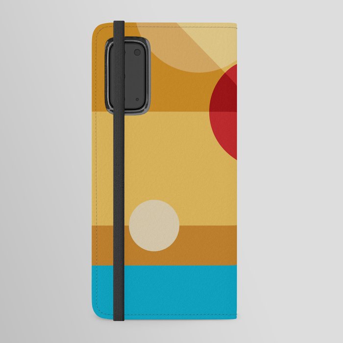 geometric abstract 6 Android Wallet Case