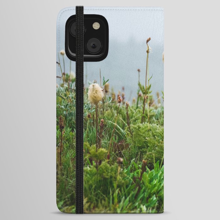 White Puffy Flowers in Washington  iPhone Wallet Case
