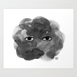 Melancholy Cloud Art Print