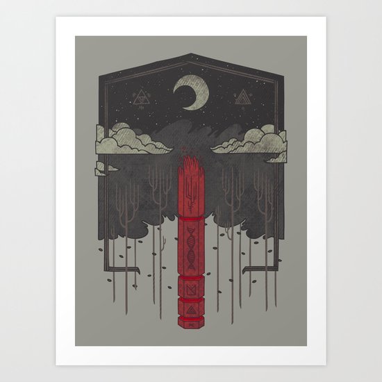 The Lost Obelisk Art Print