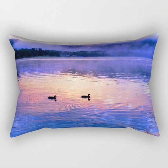 Morning Meditation (Sunrise) Rectangular Pillow