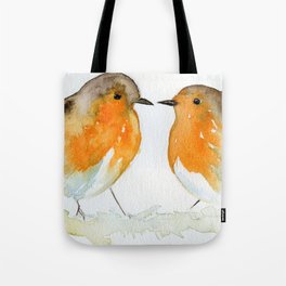 Robins in Love Tote Bag