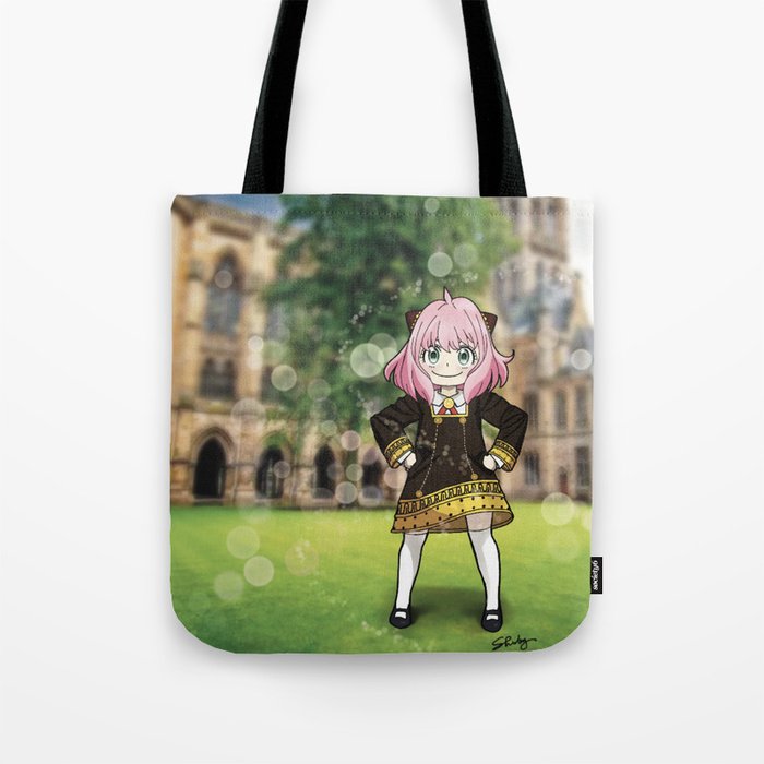 Spy X family anime cute Anya Forger Tote Bag by Shirley Li Society6