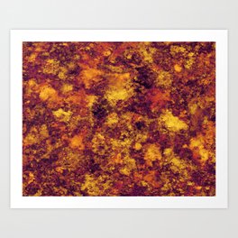 A warmer forest Art Print