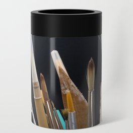 Art Tools Pencils and Brushes Can Cooler
