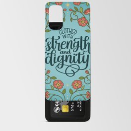 Proverbs 31:25 Android Card Case