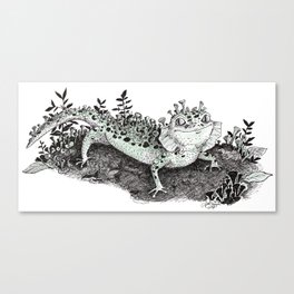 Lichen Lizard Canvas Print
