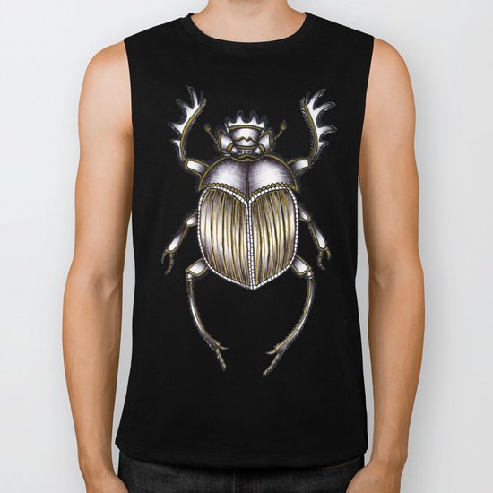 Scarab's Curse in Black Biker Tank