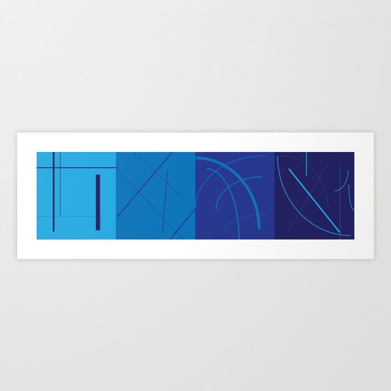 Lineweight Art Print