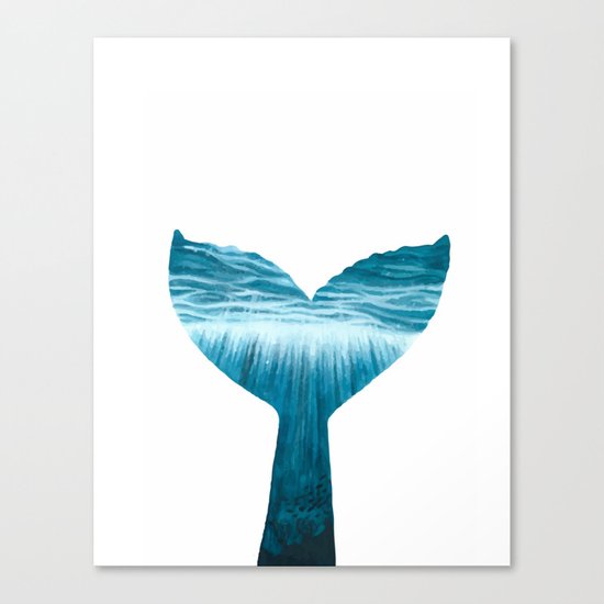 Mermaid tail Canvas Print