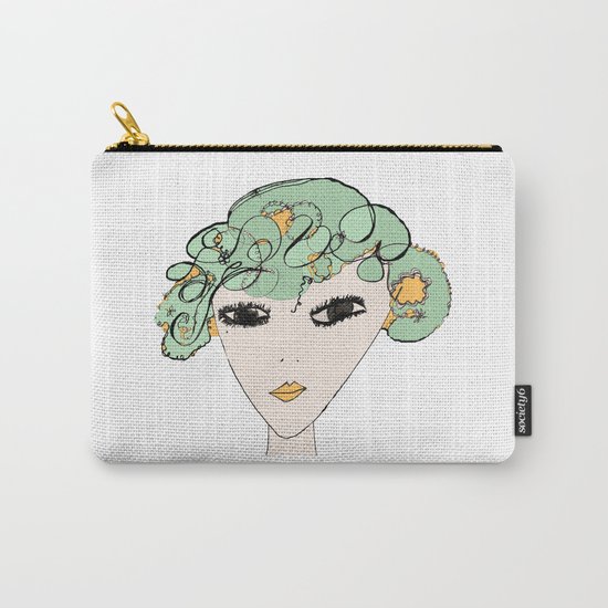 A face Carry-All Pouch