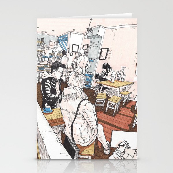 Little Rogue cafe Stationery Cards