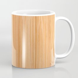 Cool elegant light brown bamboo wood print Coffee Mug