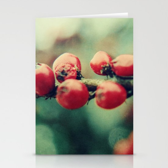 Red Winter Berries Stationery Cards