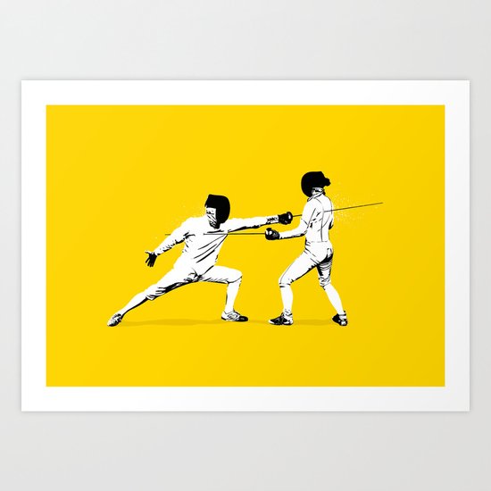 The Duel Art Print