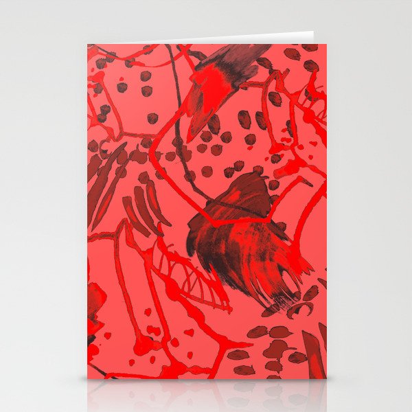 Electrical Spots in Red! Stationery Cards